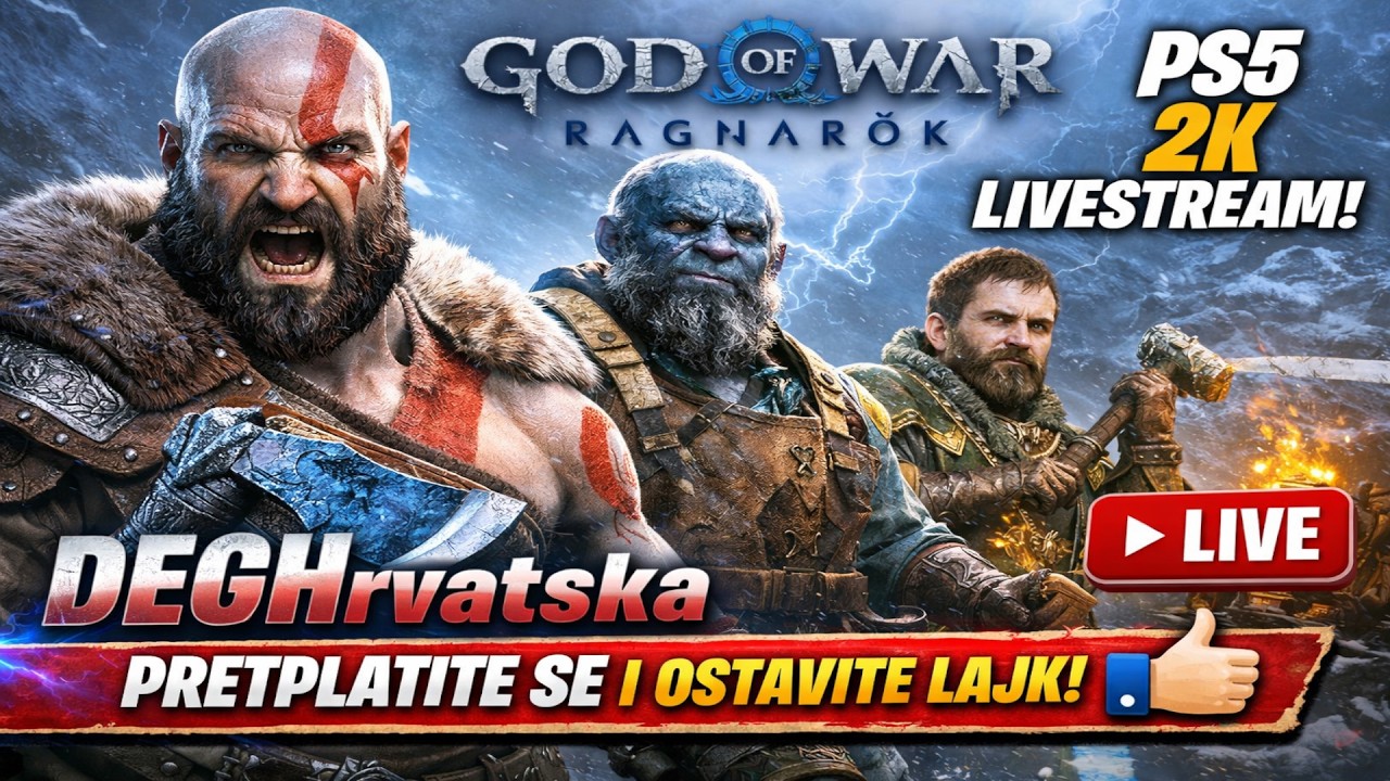 God of War Ragnarök PETNAESTA EPIZODA /EP.15/DEGHrvatska/PS5 GamePlay