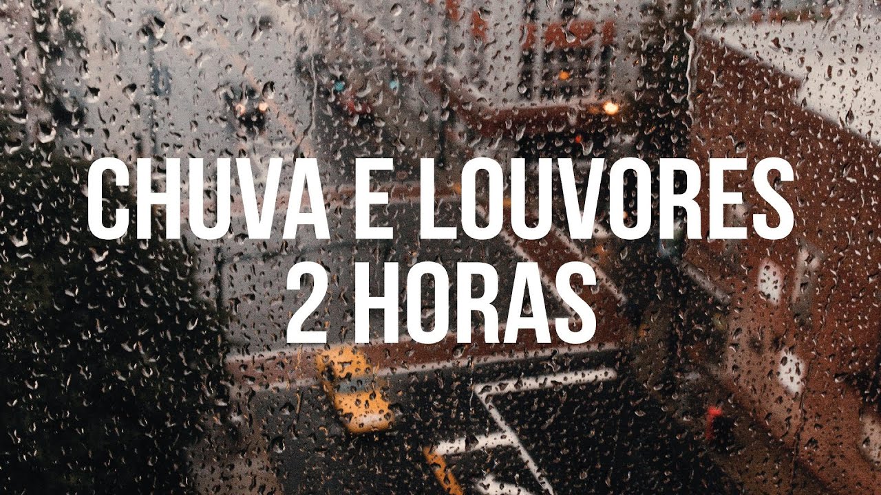 2 Horas Louvores e Hinos Gospel | Piano e Chuva Instrumental | Orar, Dormir, Ler a Bíblia, Meditar
