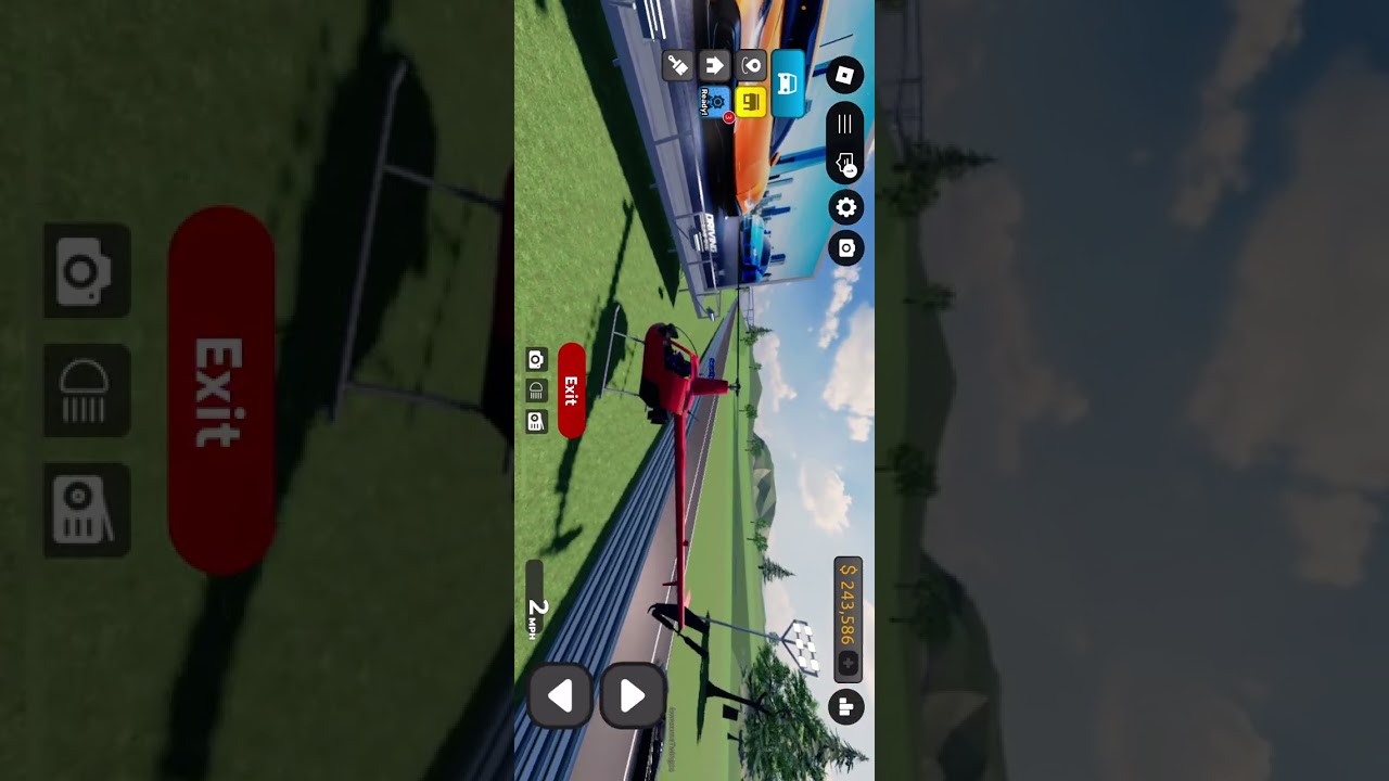 Car vs Helicopter !