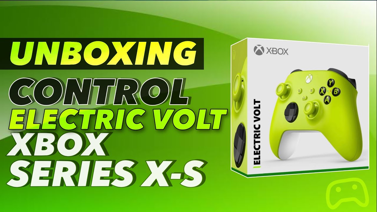 Unboxing Control Xbox Series X-S Electric Volt en Español (MX)