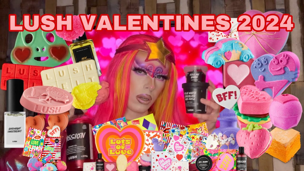 LUSH VALENTINES 2024 REVEAL & HAUL | GALAKTIQUE PEACH ​@LUSH (S1 EP1)