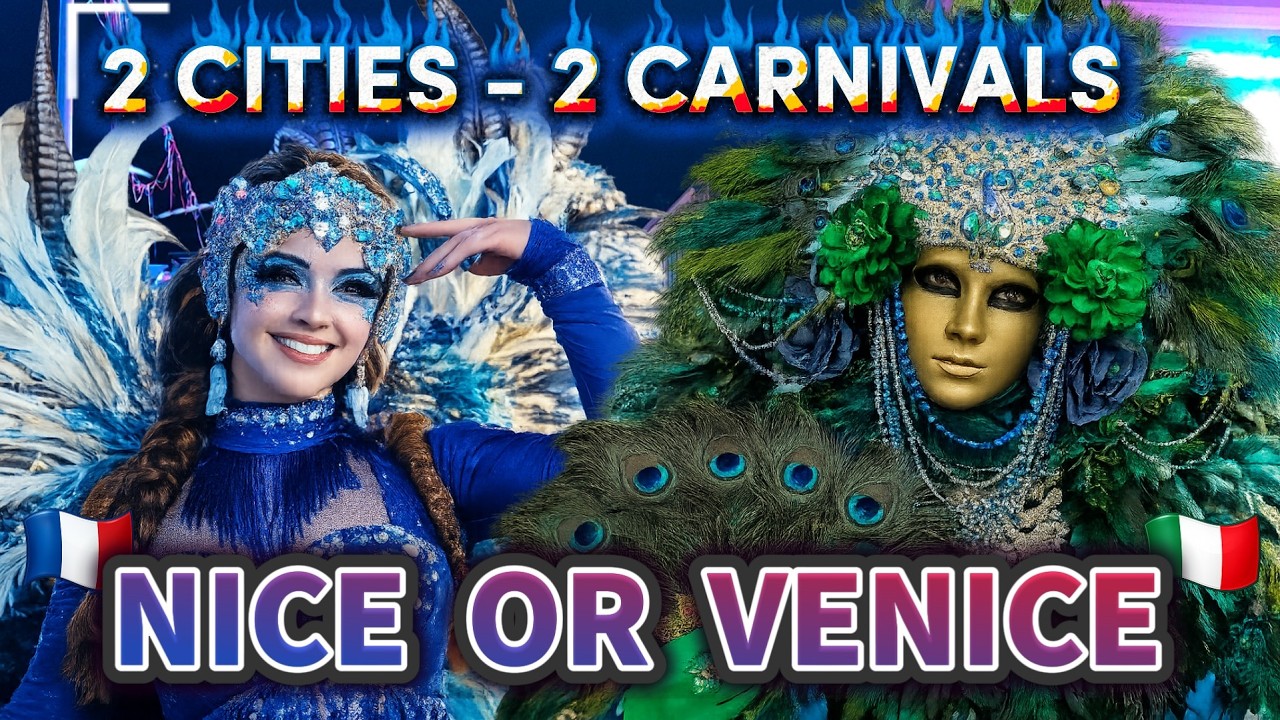 🇫🇷 NICE OR VENICE 🇮🇹 2 CITIES - 2 CARNAVALS - ONLY ONE WEEKEND. HIGHLIGHTS.