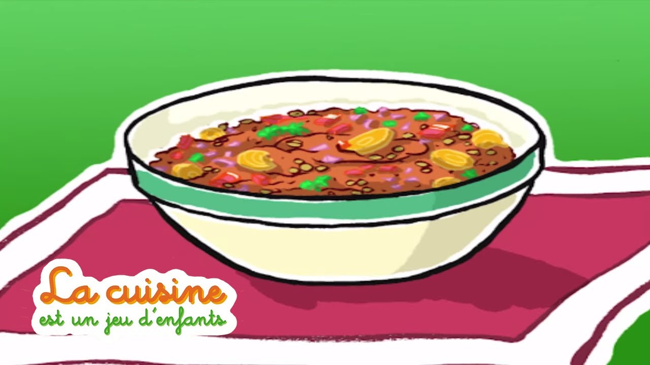 La cuisine est un jeu d'enfants 🍽 | Salade de Lentilles | Dessins Animés Pour Enfants