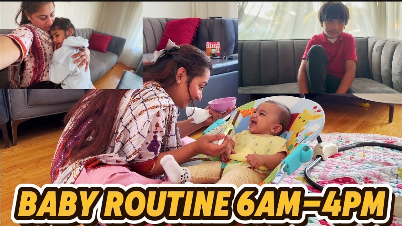 Daily Routine With Baby| A Real Day in Mom Life#momlife #familyvlog 