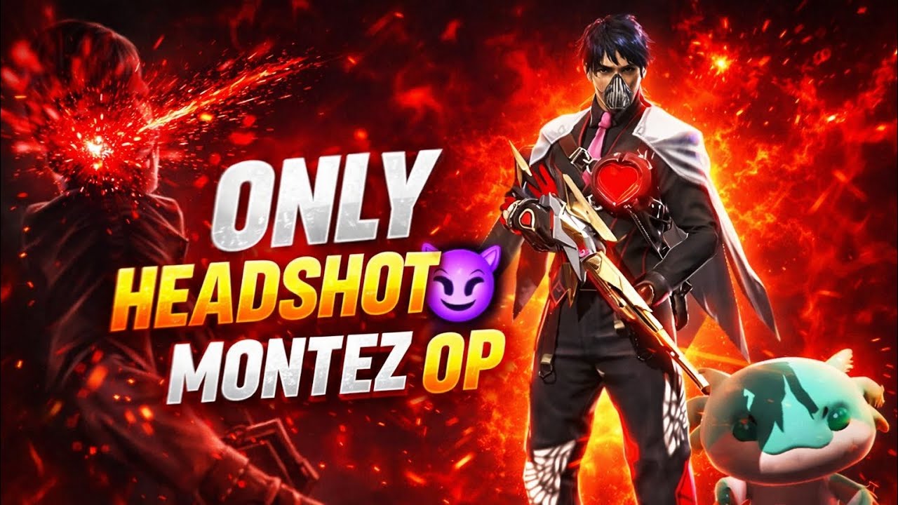 🔥 FREESTYLE MOVEMENT + ONLY HEADSHOT 😈 | MONTEZ OP GAMEPLAY 