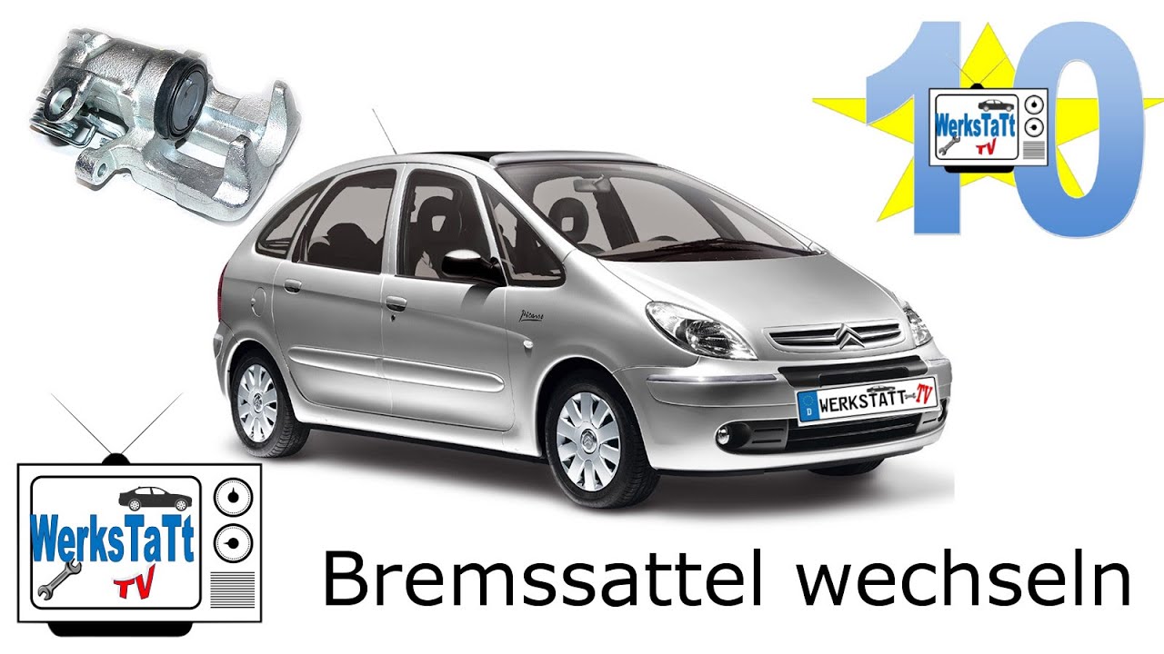 ►Citroen Xsara Picasso◄ Bremssattel hinten wechseln [Replace rear Brake Caliper]