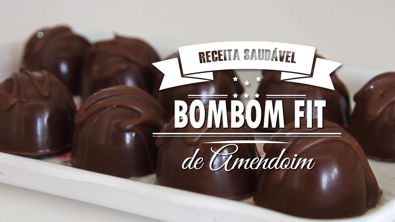 BOMBOM FIT DE AMENDOIM | Mamãe Vida Saudável