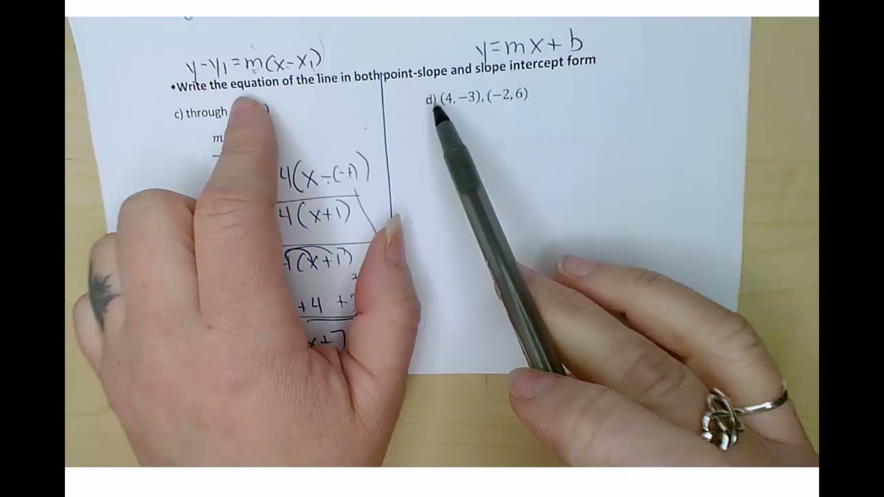 Linear Functions & Slope Full Lecture: Find Slope, Write Equations, Graph, Special lines & Intercept