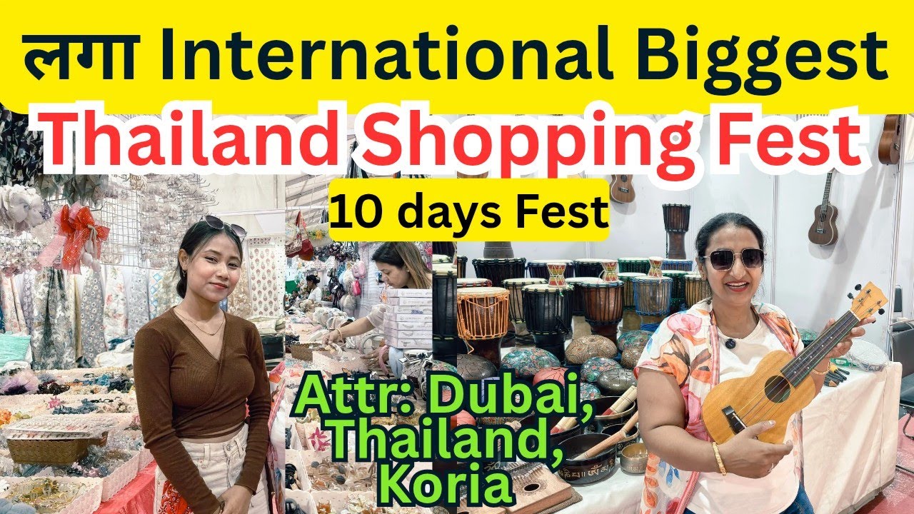 Thailand Shopping Fest in Parade Ground Sector 17 Chandigarh.