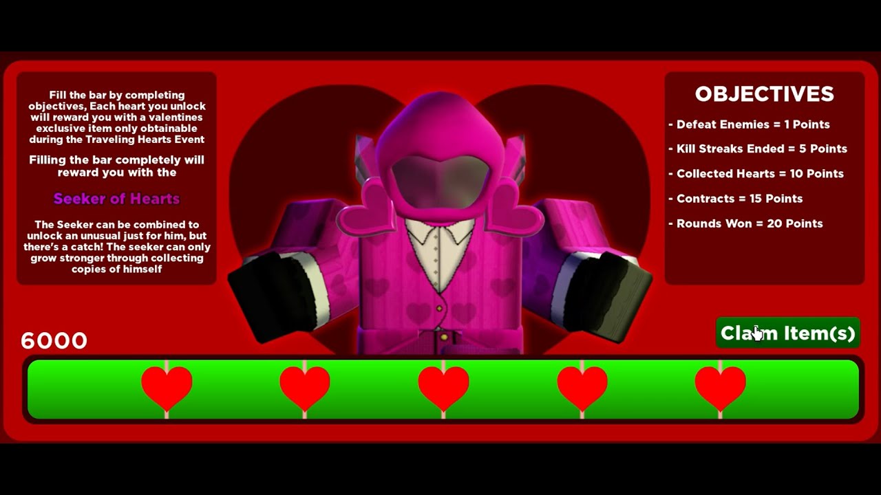 I am the FIRST to complete the ARSENAL VALENTINES Event... (Seeker Of Hearts)