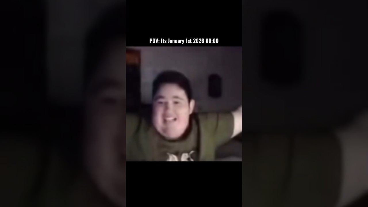 POV: It's Jan 1st 2026 00:00.