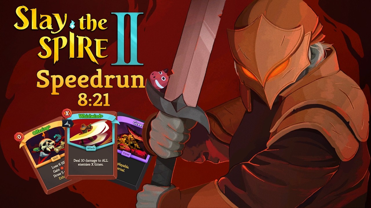 Slay the Spire 2 Ironclad Unseeded Speedrun 8:21