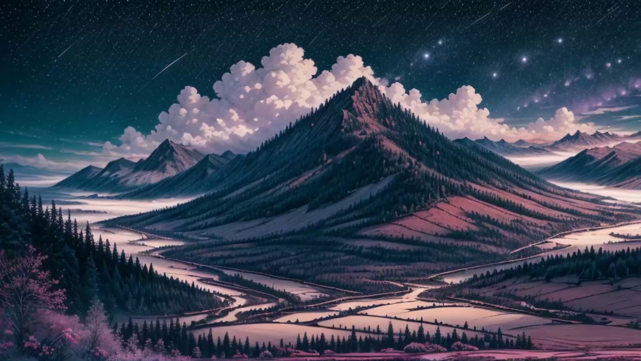 【10分BGM】【リラックスBGM】Celestial Dreamscape: Whispers of Winter Night