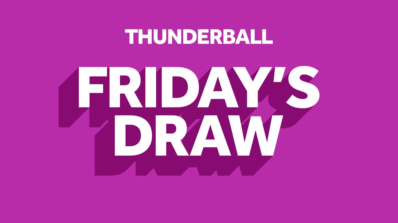 The National Lottery Thunderball draw results from Friday 10 June 2022