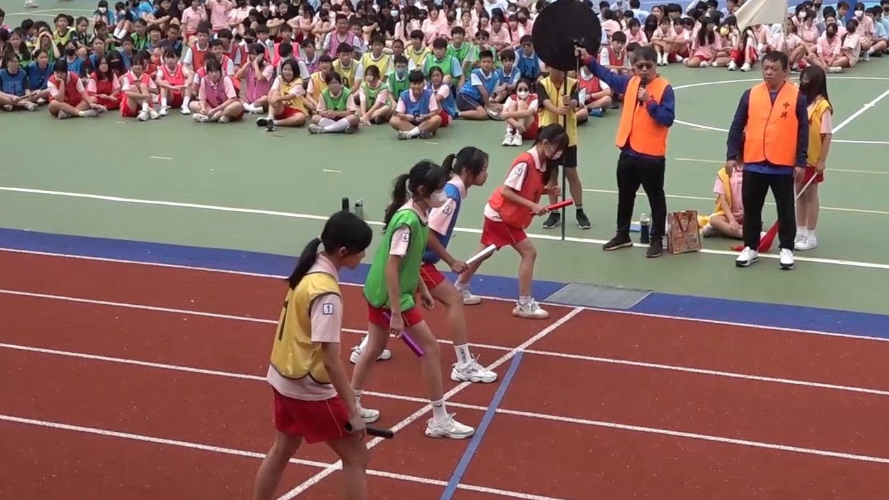 大隊接力   801班倒追一圈太威啦   2025桃園中興國中運動會