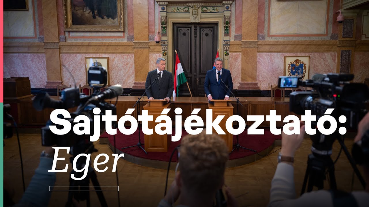 Sajtótájékoztató - ÉKM-Eger csúcs
