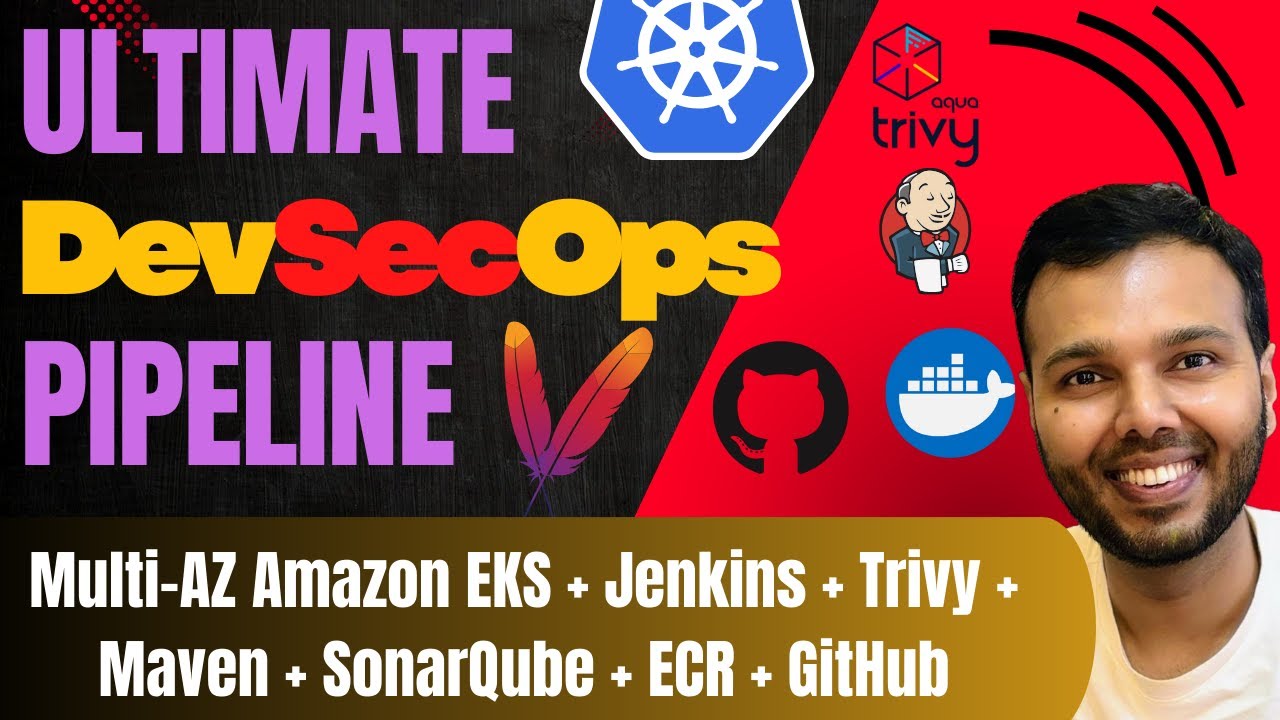 DevSecOps Mega Project | Multi-AZ Amazon EKS + Jenkins + Trivy + SonarQube + ECR + GitHub