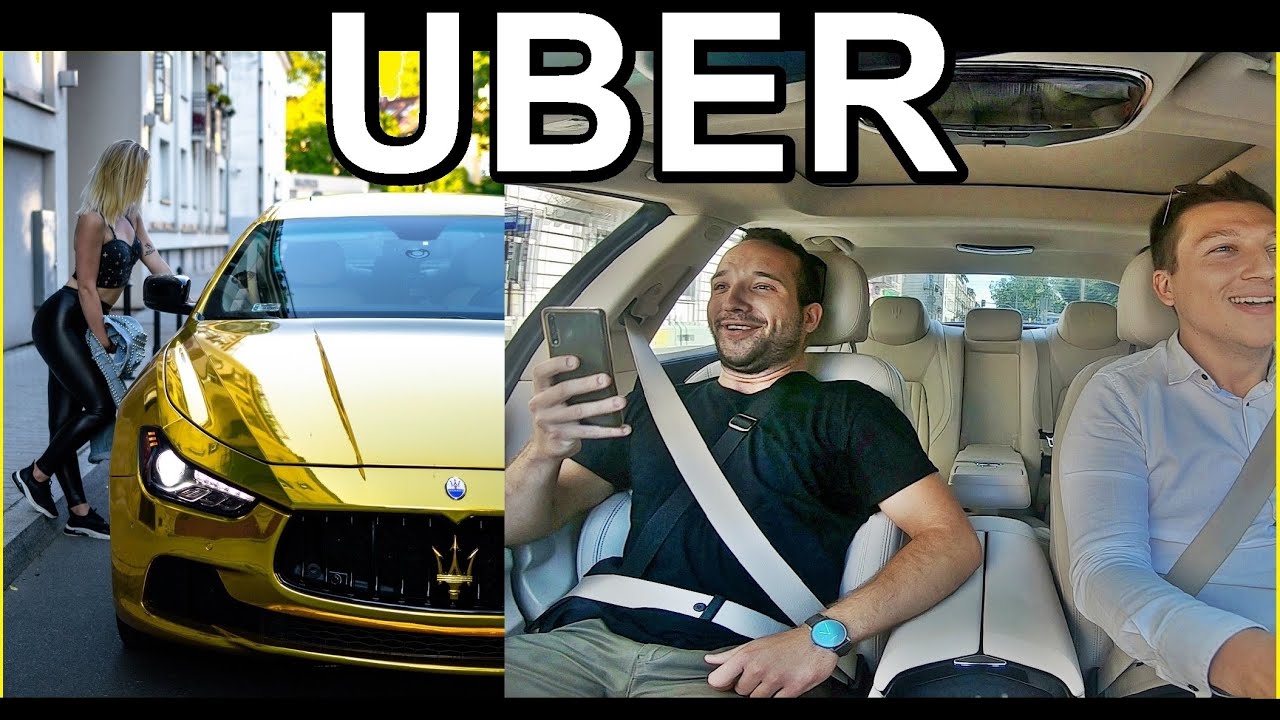 UBER - Reakcja pasażerów na złote Maserati w Krakowie! 430 HP!