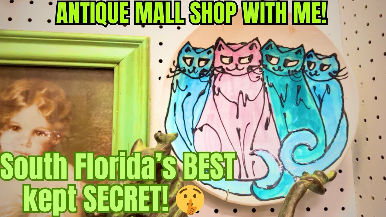 Small but MIGHTY! COOPER CITY ANTIQUE MALL in FLORIDA has it ALL! Reselling on Etsy|NIKNAX