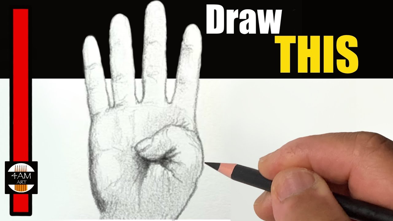 How to Draw the 4 Sign, Step by Step Easy Tutorial