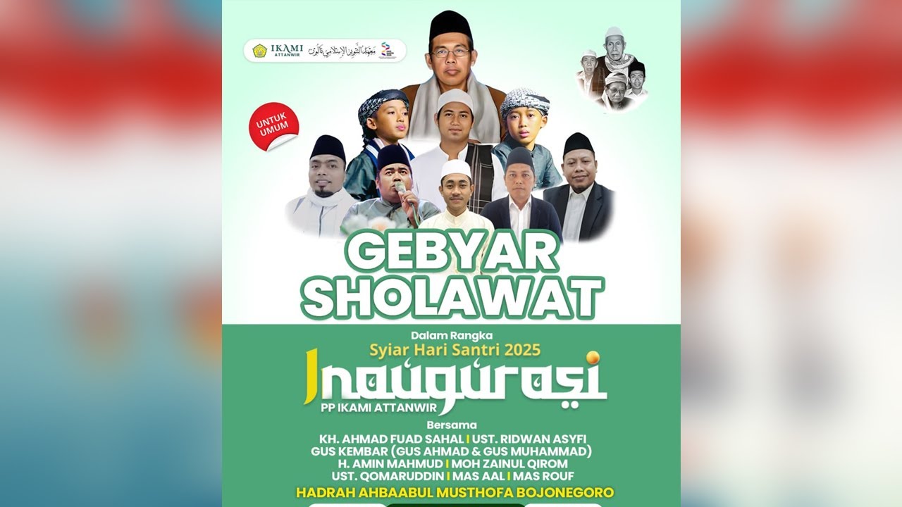 INAUGURASI | PENGURUS PUSAT IKAMI ATTANWIR PERIODE 2025 - 2030