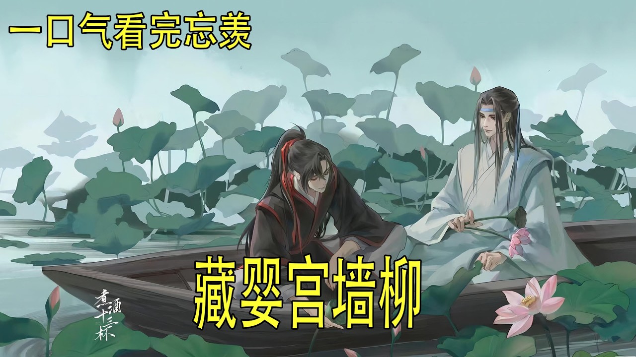 一口氣看完忘羨《藏嬰宮牆柳》 洞房花燭夜，紅燭高燒。藍忘機揭開蓋頭時，手竟有些發抖，燭光下，魏嬰面若桃花，眼中含著水光，嘴角帶著幸福的笑意。
