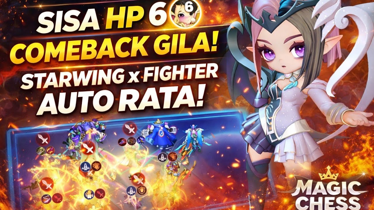 DARI 6 HP KE TOP 1?! 😎 STARWING x FIGHTER GAK MASUK AKAL!