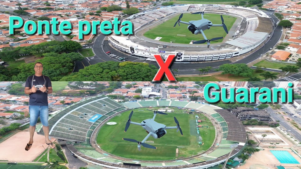 ▶️ Ponte preta e Guarani Dois estádio enorme