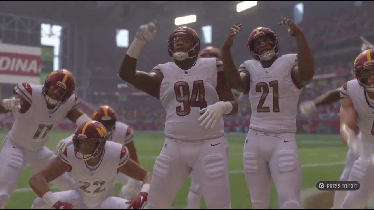 NFL 25 Washington franchise mode