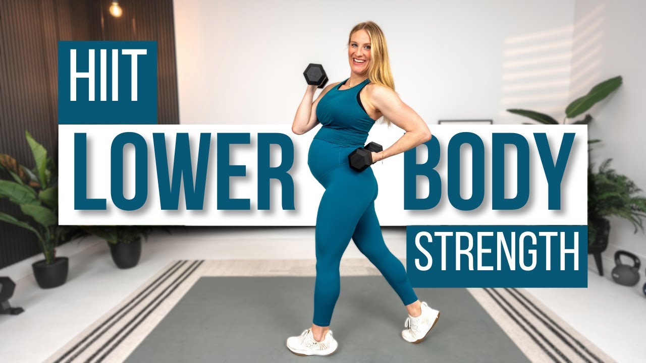 LEAN LEGS & GLUTES | 20-minute HIIT Lower Body Strength Training