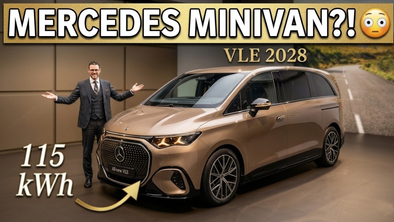 Mercedes Just Built a Luxury Minivan?! 2028 VLE-Class Shocks the Industry!