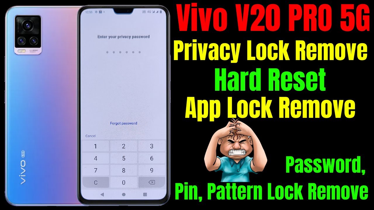 Vivo V20 Pro Privacy Lock Remove l App Lock Remove l Hard Reset l Password, Pattern Lock Remove