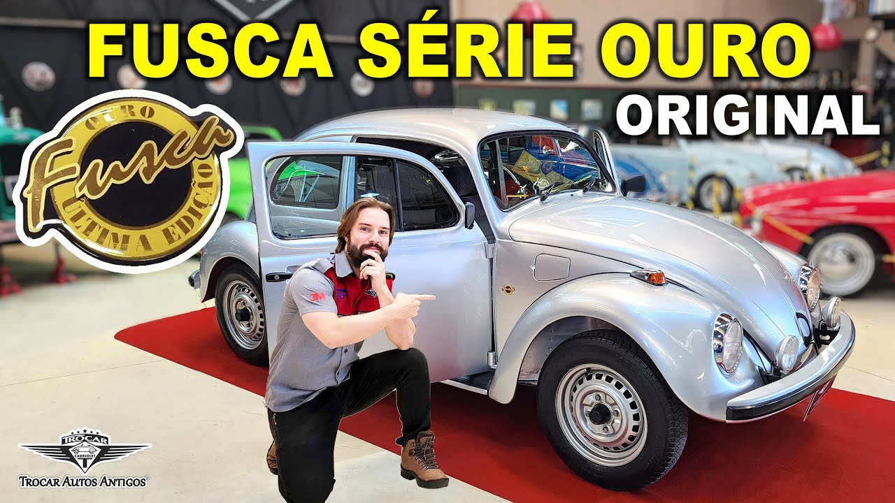 RARIDADE! UM LEGÍTIMO FUSCA SÉRIE OURO! Conheça os detalhes e diferenciais de época! By TROCAR