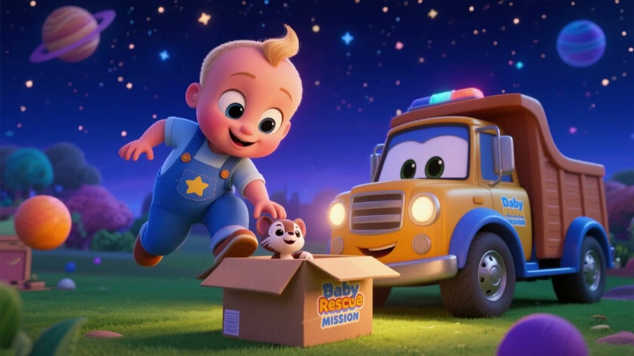 Baby Truck’s Pajama Rescue Mission | Nursery Rhymes & Kids Songs