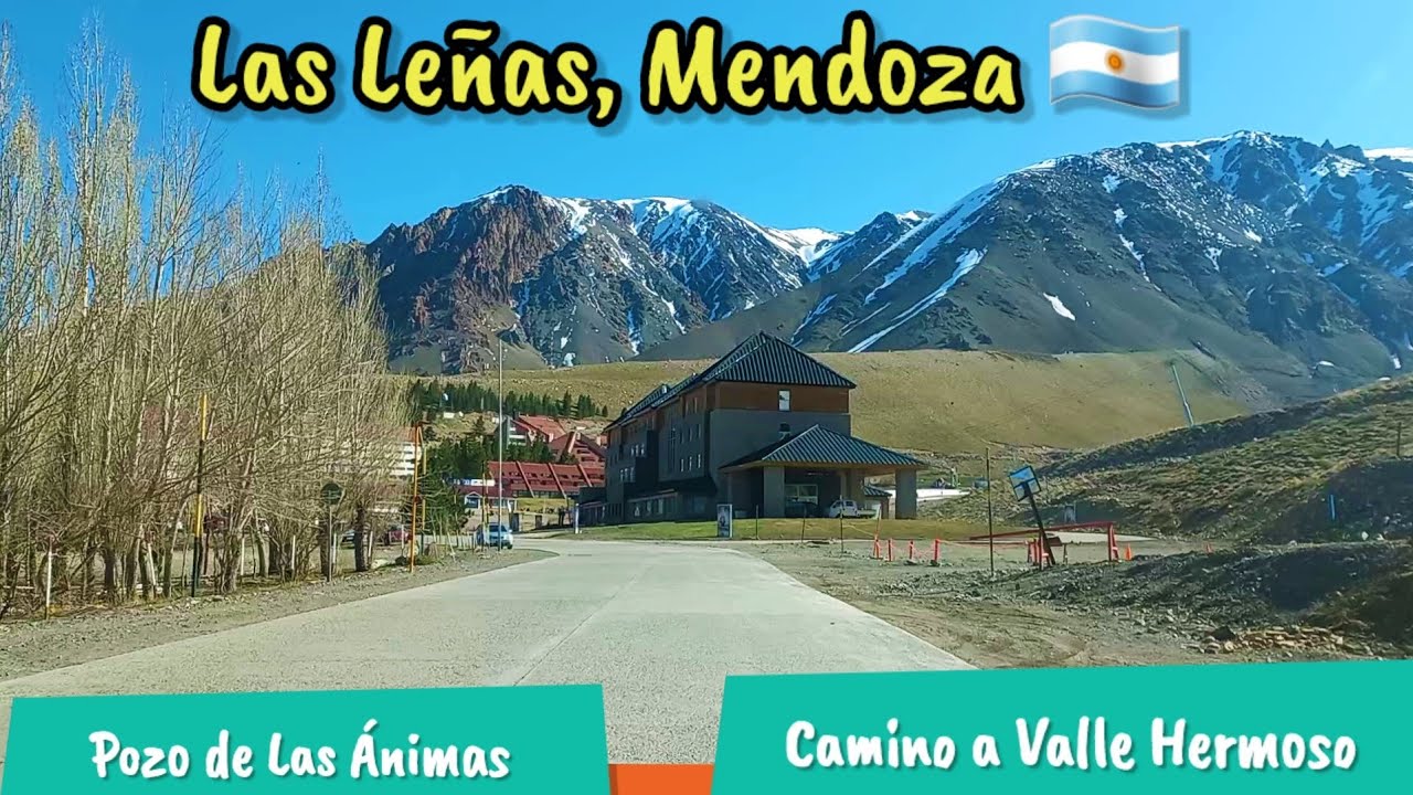 LAS LEÑAS, MENDOZA 🇦🇷 Pozo de las Ánimas,  camino a Valle Hermoso y Laguna de la Niña Encantada