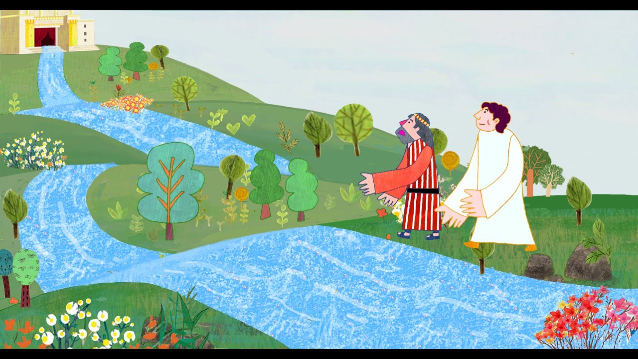 [HiBible/영어]E.482 «Жизнь, текущая из храма» (Иезекиль 47: 1-12)