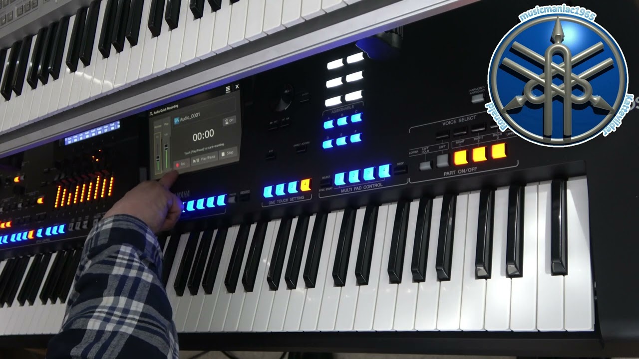 🎧 Yamaha Genos & Genos 2 – How to Record a WAV File 🎹
