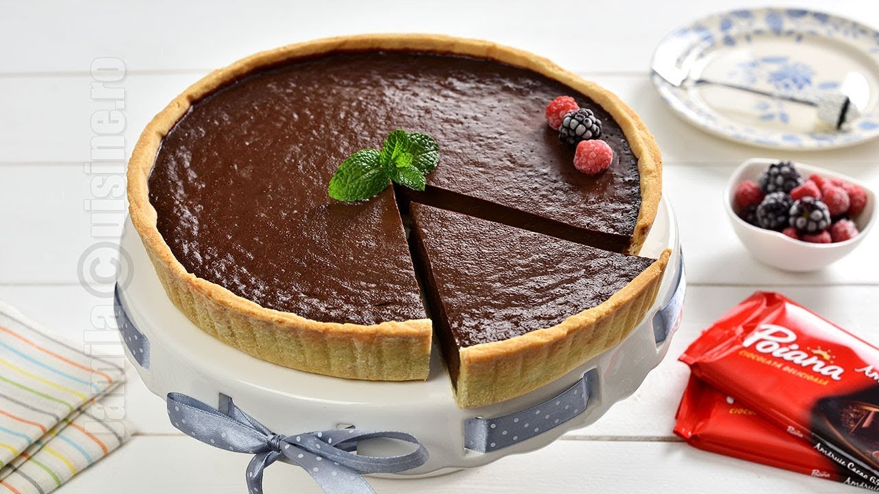 Tarta cu ciocolata / Tarte au chocolat (CC Eng Sub) | JamilaCuisine