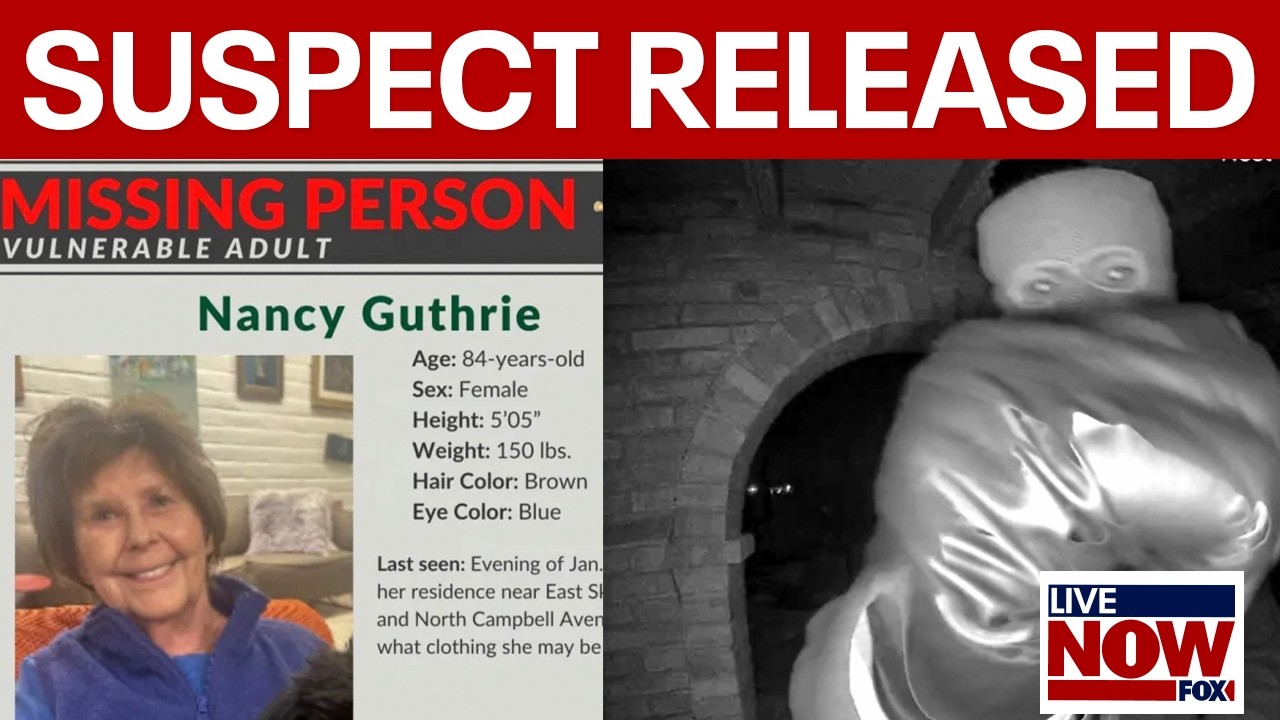 Nancy Guthrie search: Detained suspect released after questioning