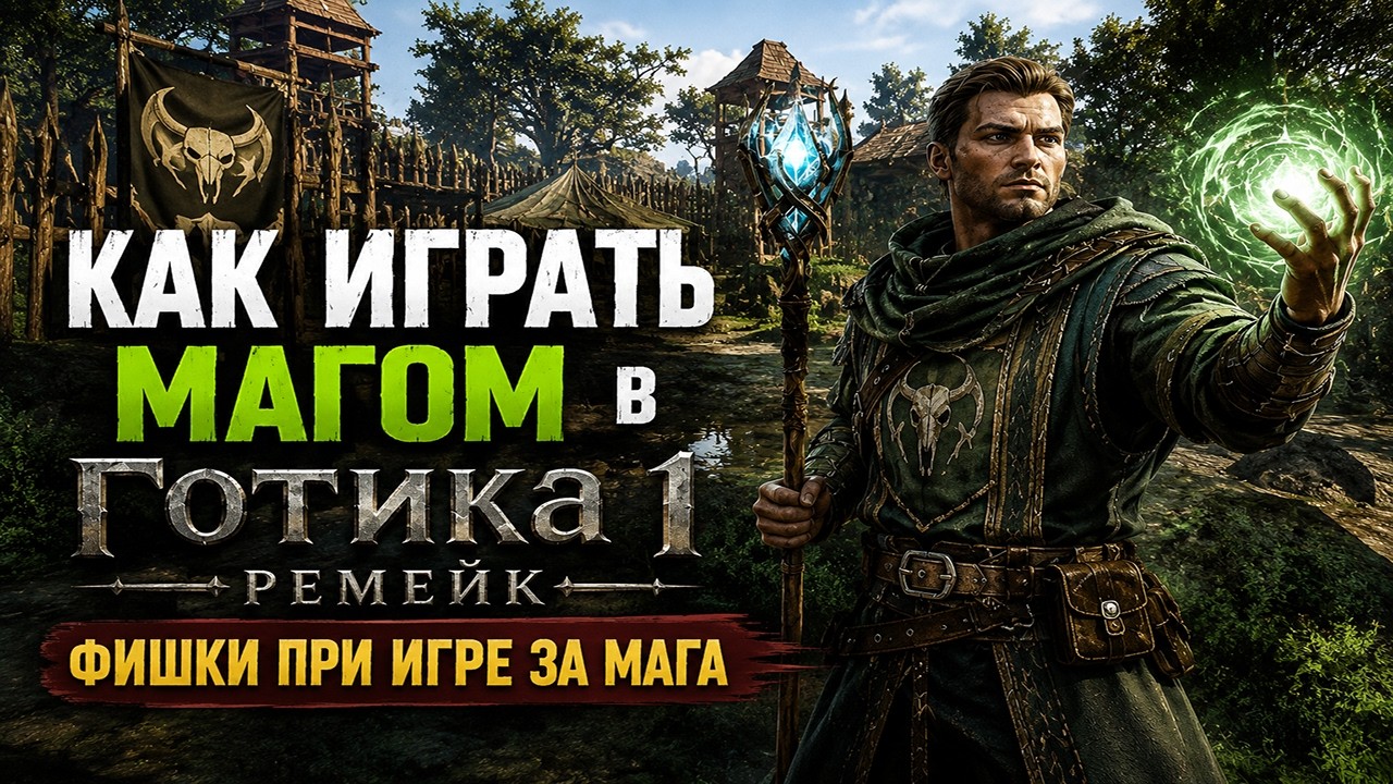 Как играть магом в Gothic 1 Remake &mdash; гайд и фишки | Как убить големов Ксардаса?