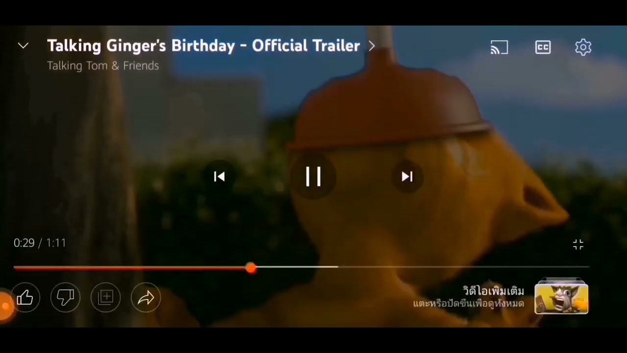 Talking Ginger's birthday Talking Ginger 2 Gameplay Trailer Talking Tom And Friends subscribe yeares