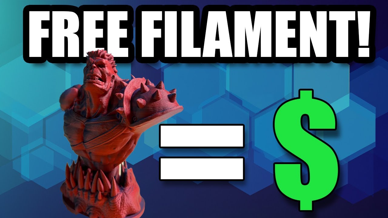 3 Easy Ways To Get FREE 3D Printing Filament!