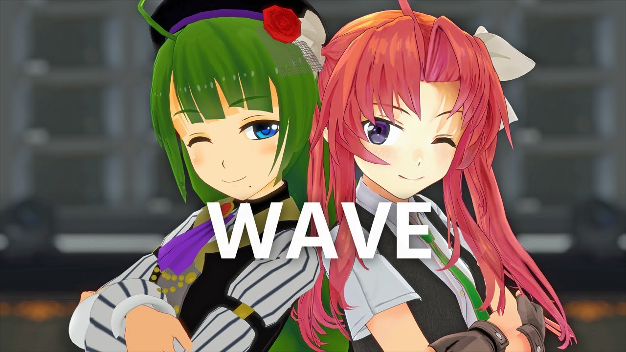 【MMD艦これ】文化祭で陽炎と夕雲がダンス対決！？【WAVE】