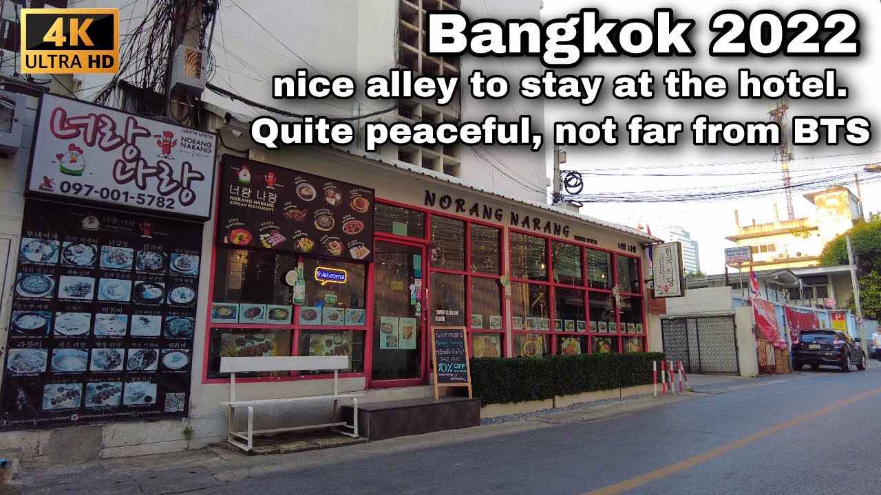 Прогулка от BTS Chong Nonsi до silom soi 3 в реальной жизни в Бангкоке / пешеходная экскурсия 4K