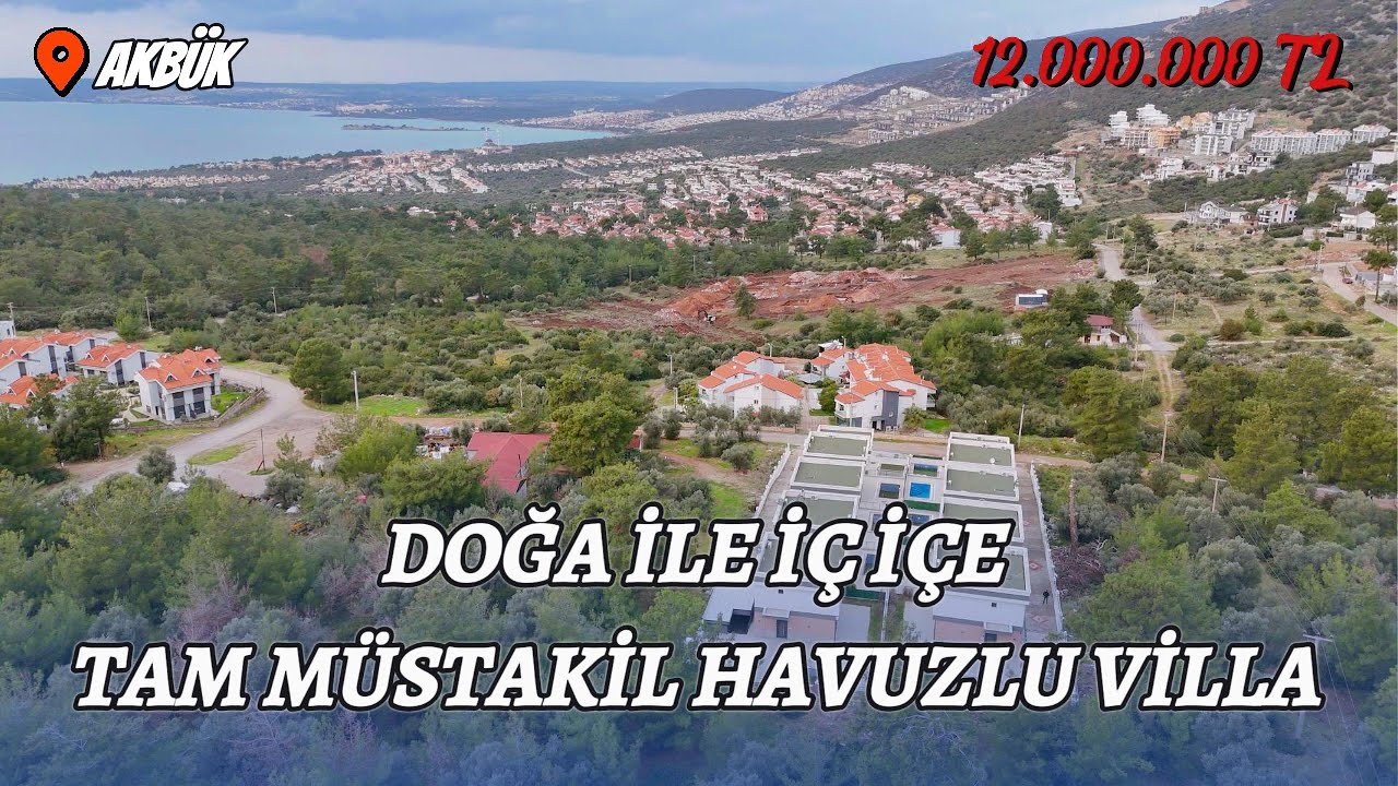 Denize 5 Dakika | Havuzlu Otoparklı Tam Müstakil Villa Tanıtımı