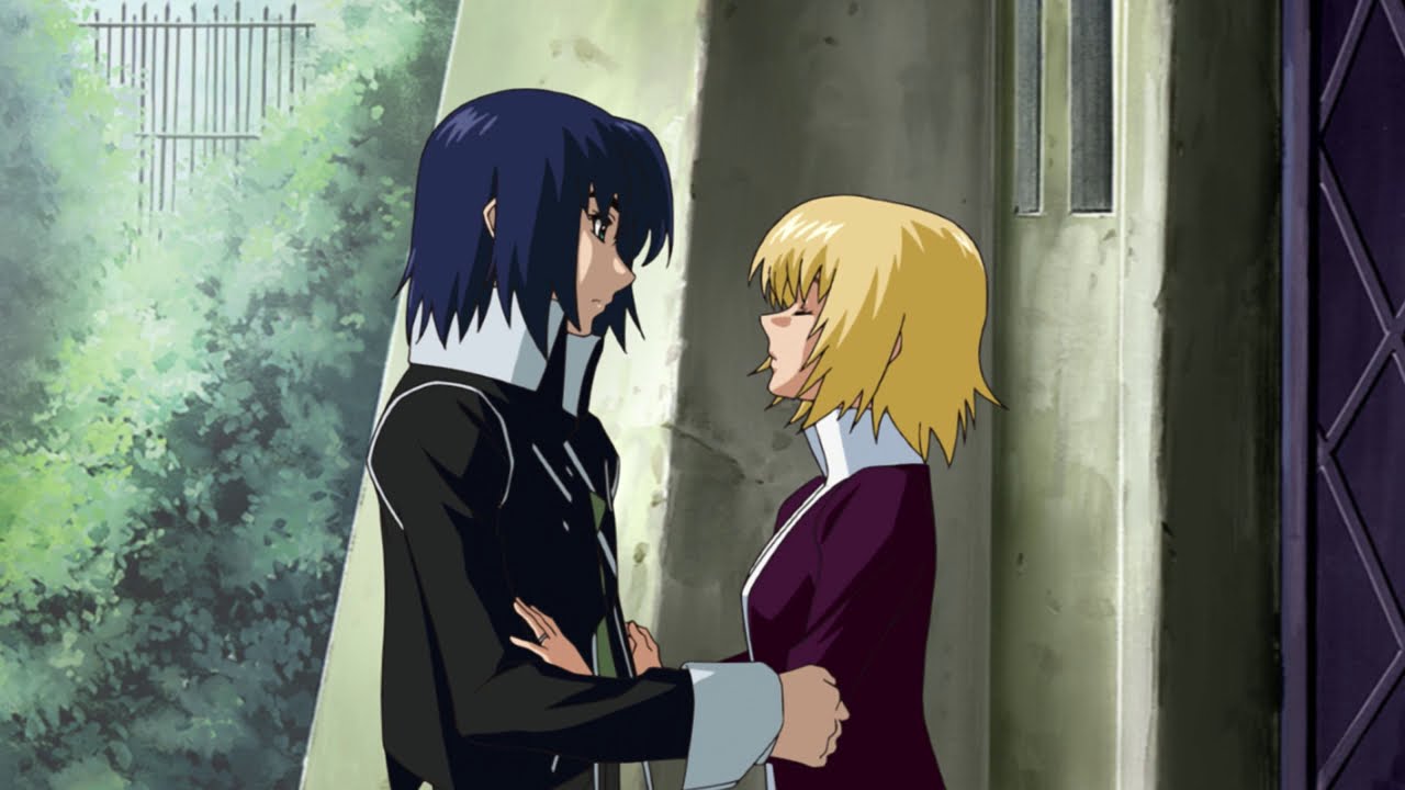 Athrun le da el anillo a Cagalli  Mobile Suit Gundam SEED Destiny