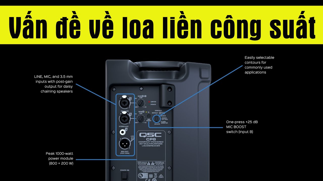 Loa liền công suất là tào lao mía đao