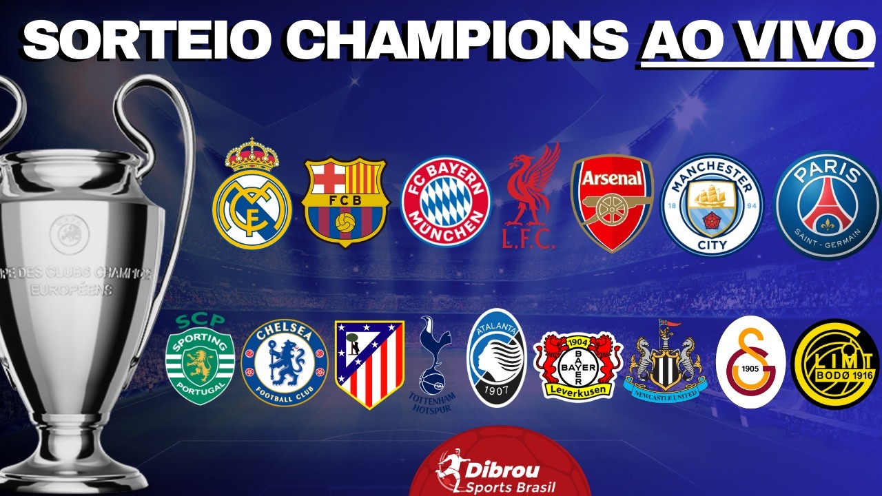 SORTEIO AO VIVO CHAMPIONS LEAGUE OITAVAS DE FINAL | LIGA DOS CAMPE&Otilde;ES react