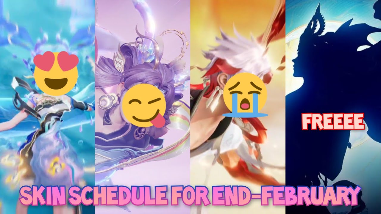 SKIN SCHEDULE FOR THE END OF FEBRUARY | GLOBAL VERSION | HONOR OF KINGS