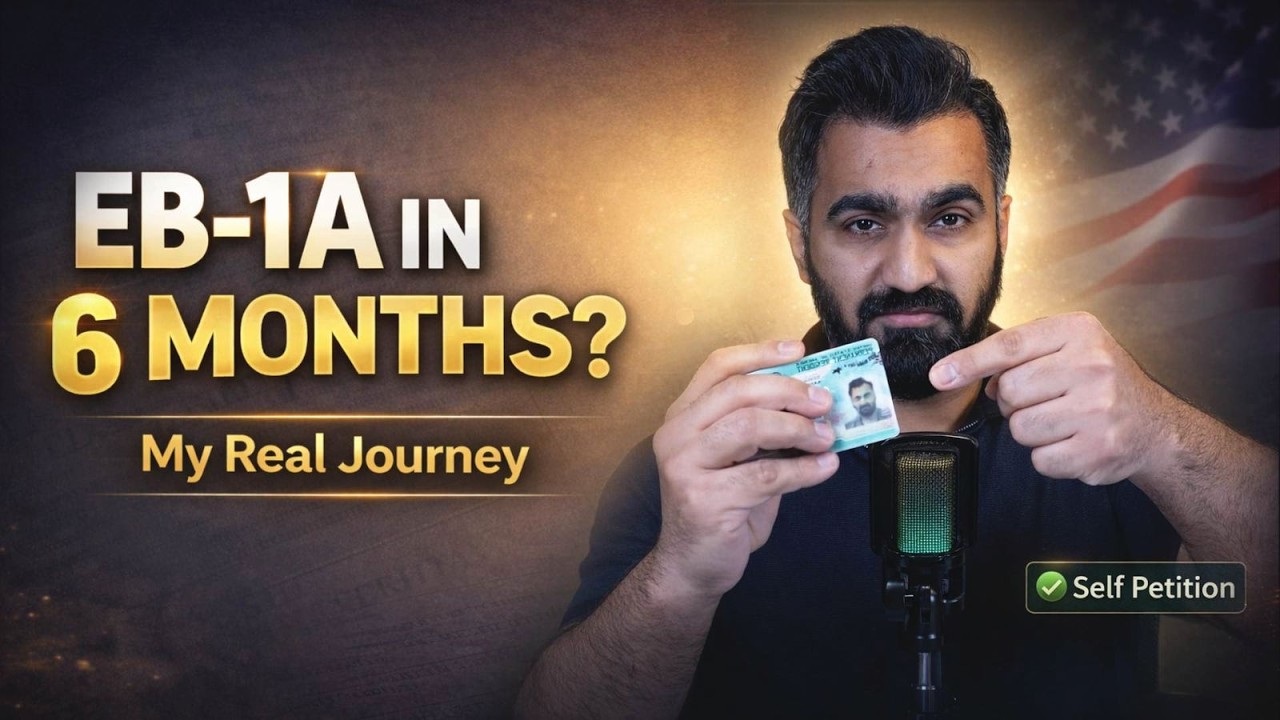 EB-1A Visa in the USA in Just 6 Months? My Honest Journey | Sarim Khawaja